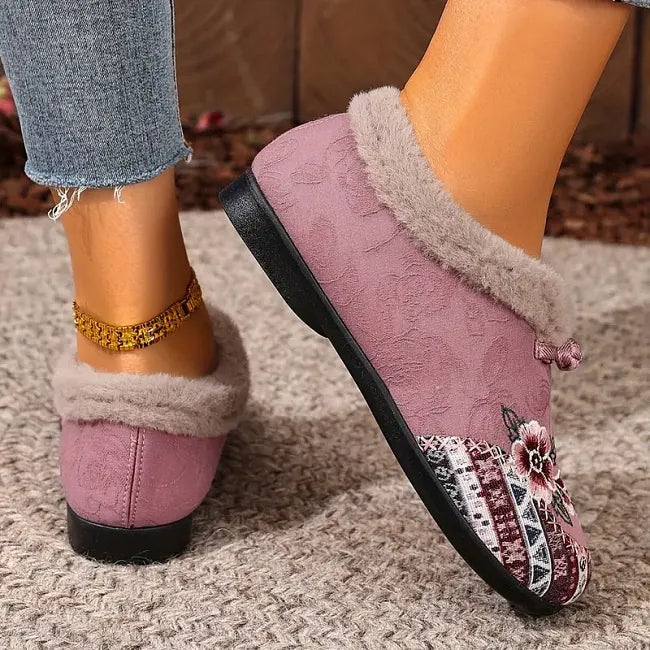 Isola - Zapatos sin cordones con forro floral