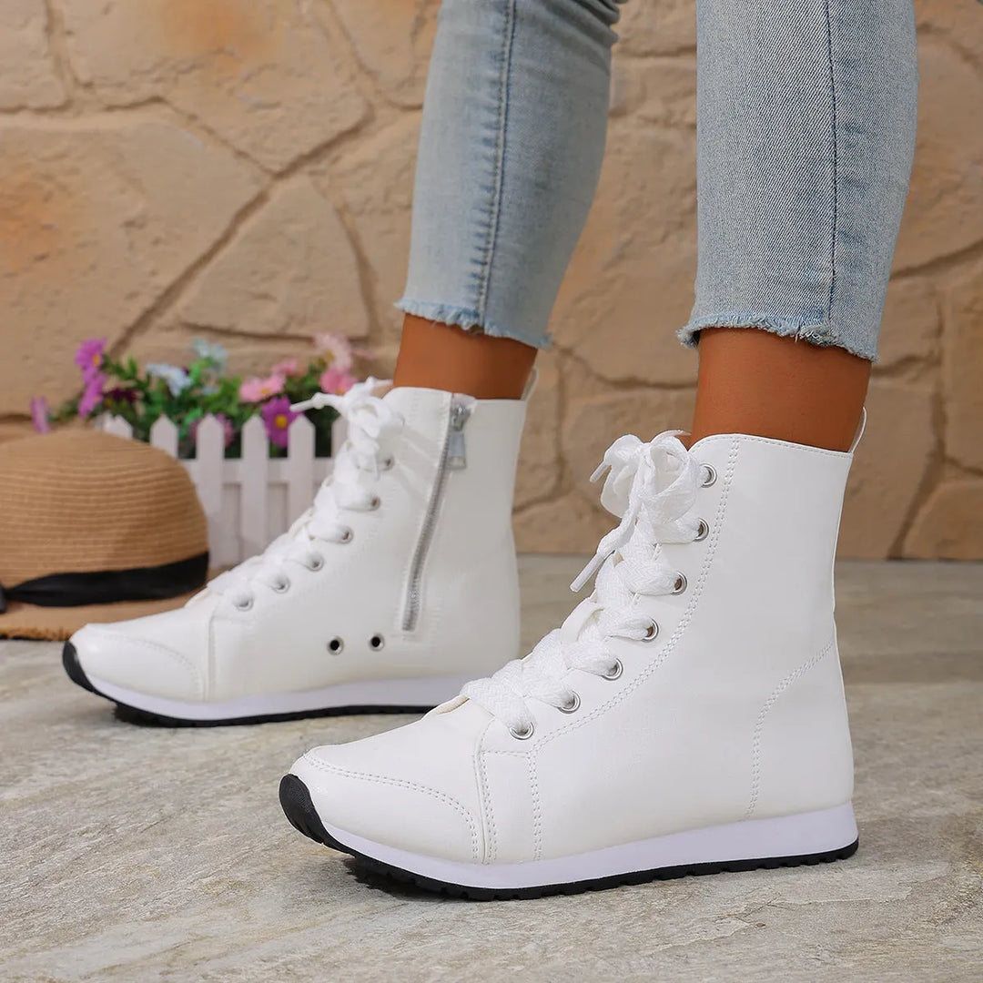 Deloriane - Botines de cordones casuales
