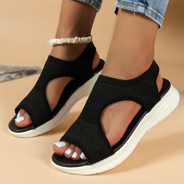 Rory - Sandalias de punta abierta con plantilla acolchada