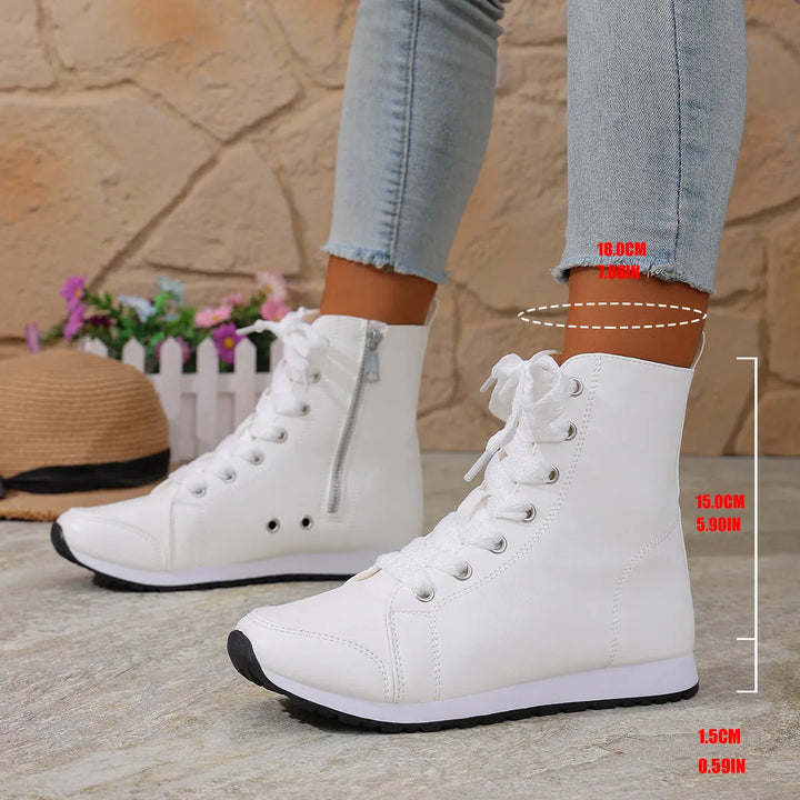 Deloriane - Botines de cordones casuales