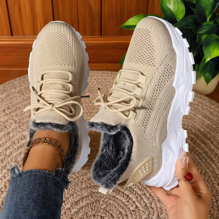 Lirra - Zapatillas de estar por casa de invierno de tacto suave
