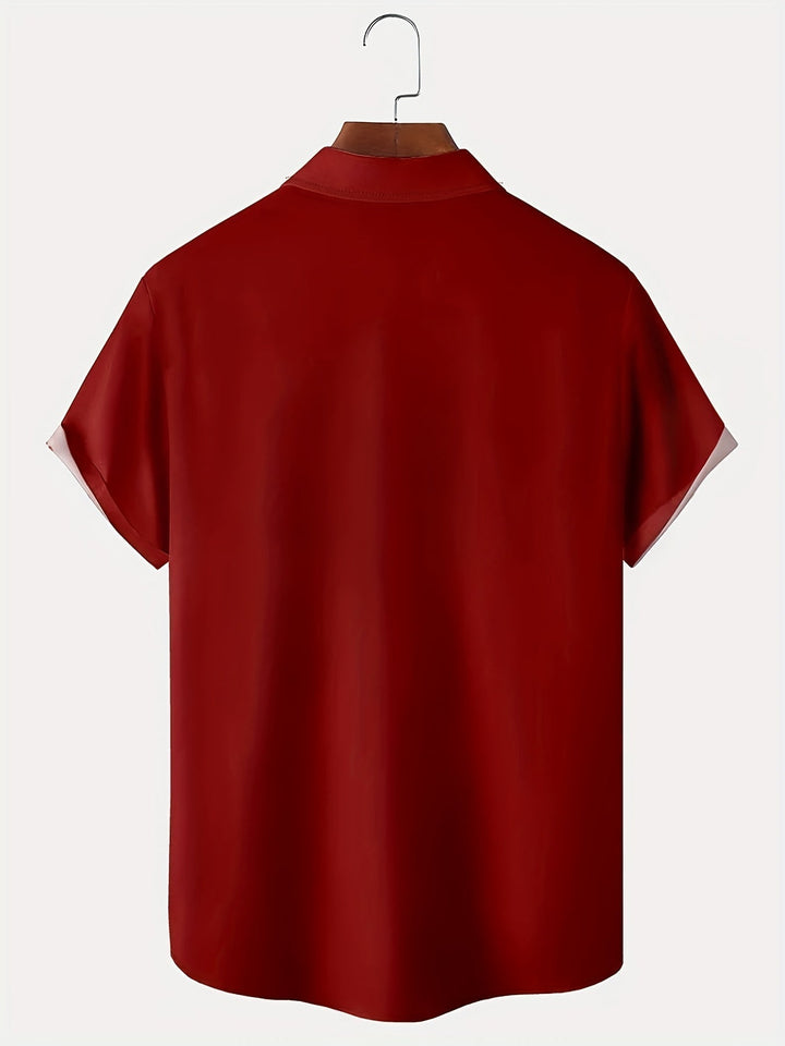Morpeth - Camisa de rayas vintage con cuello abotonado