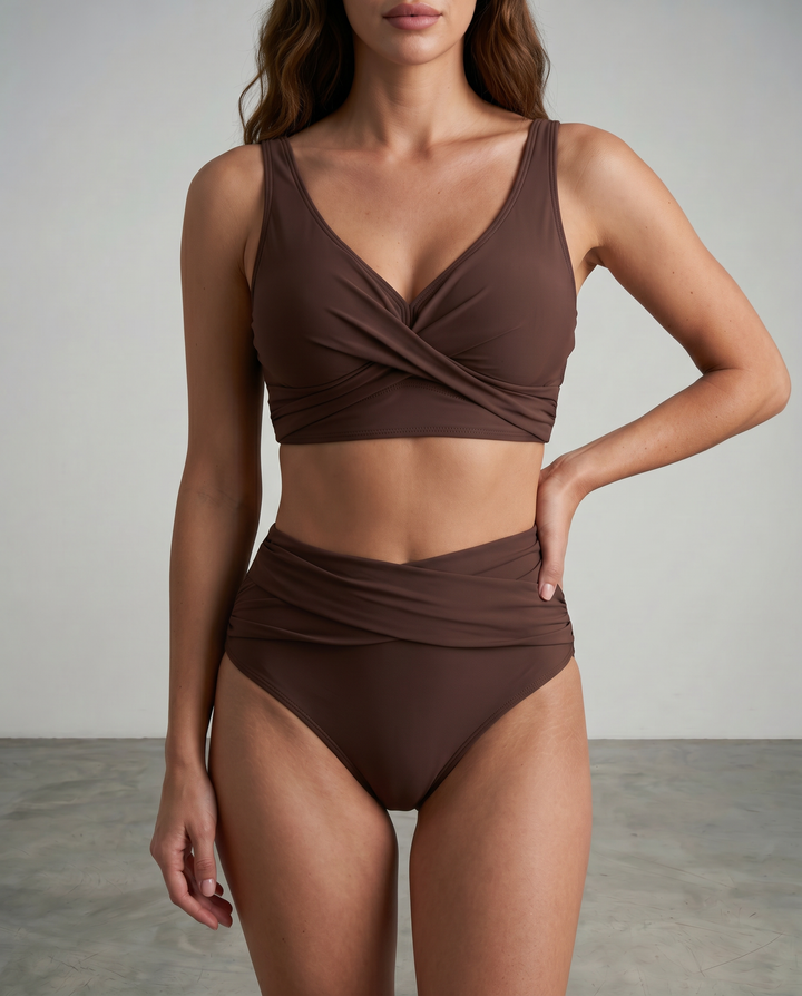 Avelyn - Bikini cruzado efecto moldeador
