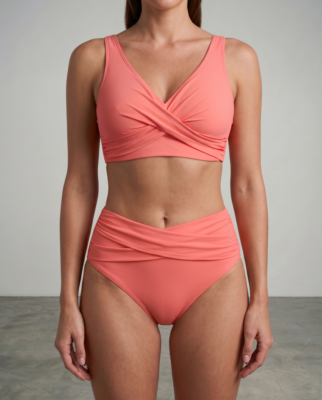 Avelyn - Bikini cruzado efecto moldeador