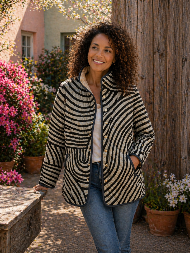 Clea - Chaqueta acolchada artesanal