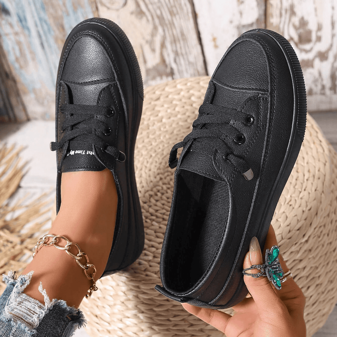 Elowise - Zapatillas con cordones y amortiguación