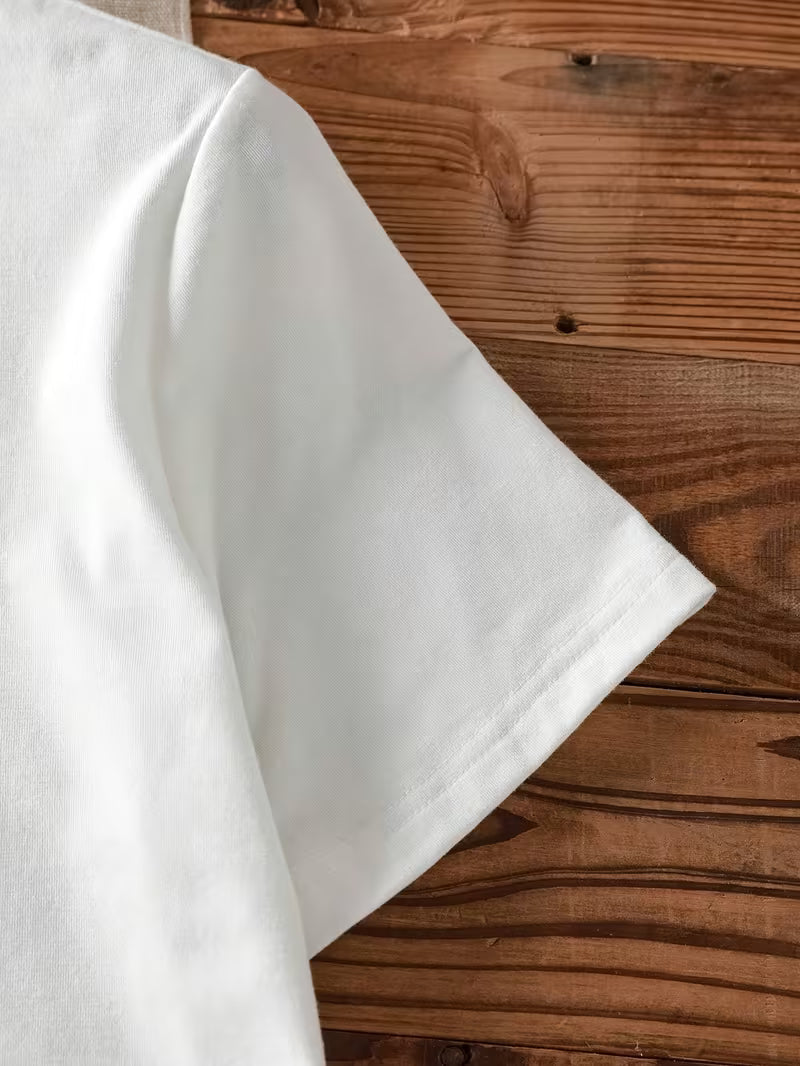 Sarai - Camiseta estampada de corazón de café