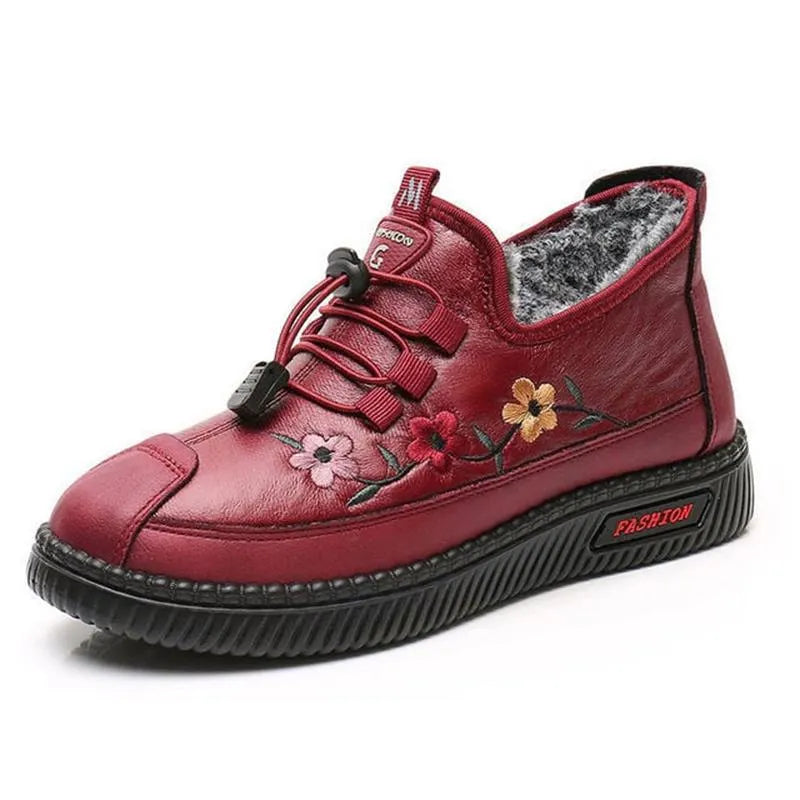 Verisse - Botines confort con bordado floral