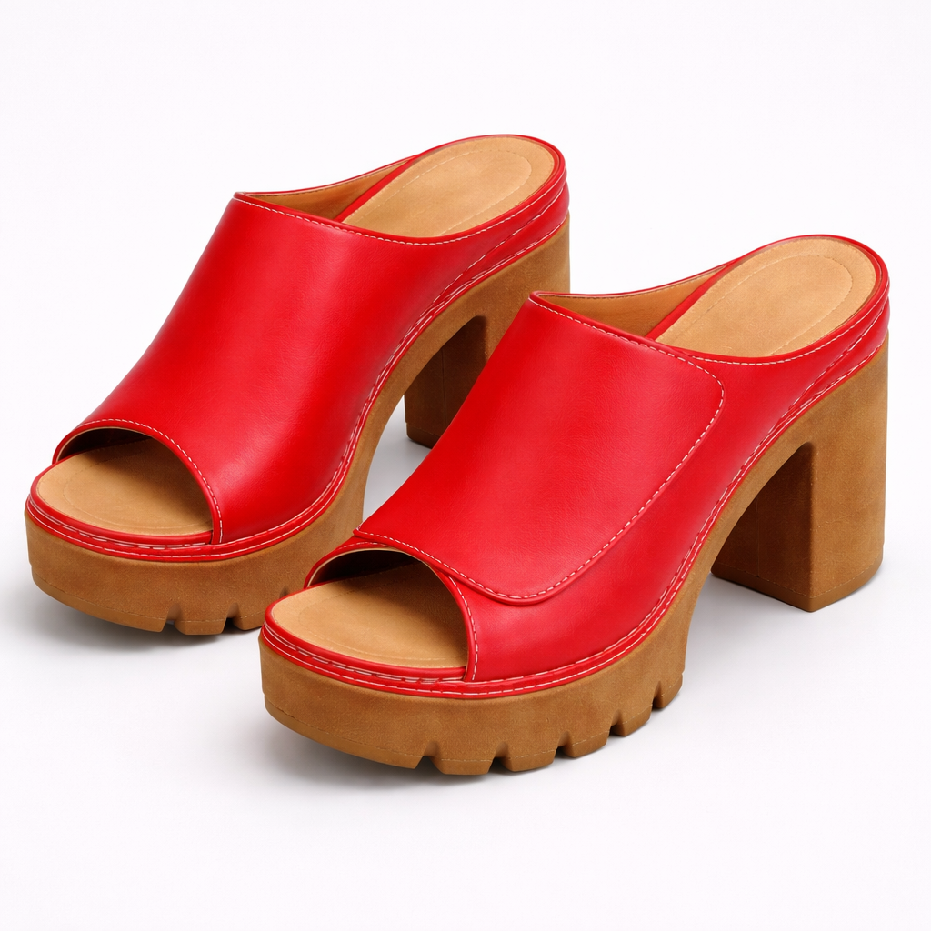 Melisande - Tacones de plataforma pulidos