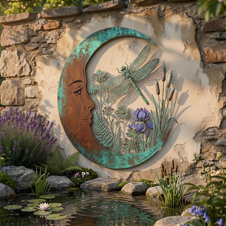Alisette - Escultura mural Jardín celestial