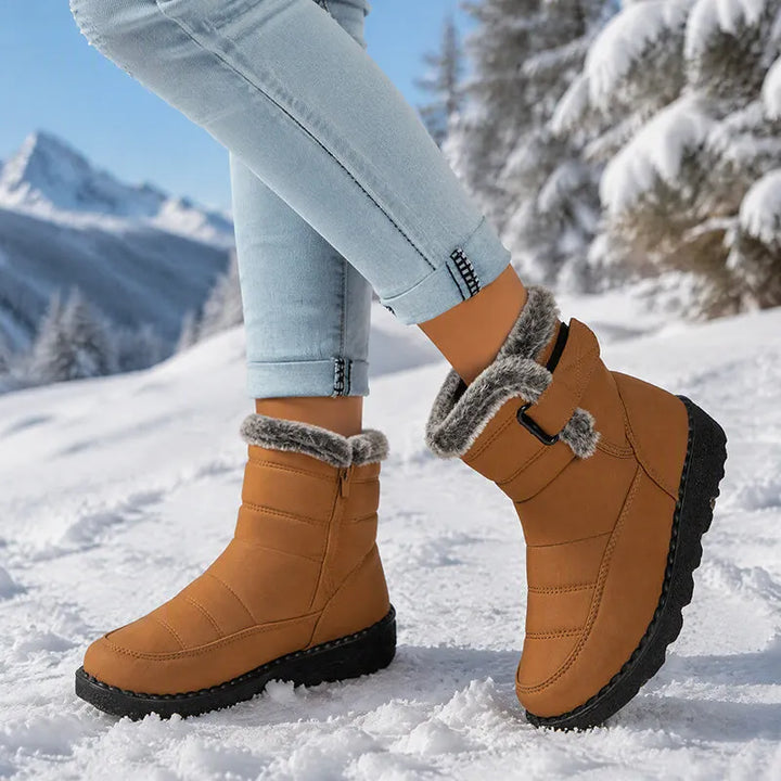 Adina - Botines de invierno con ribete de pelo