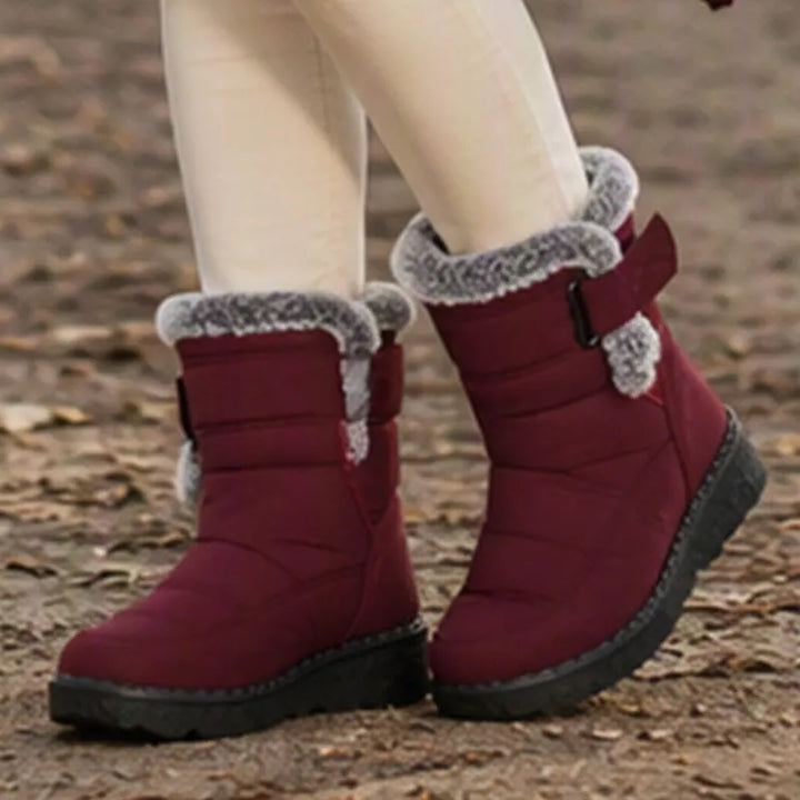 Adina - Botines de invierno con ribete de pelo