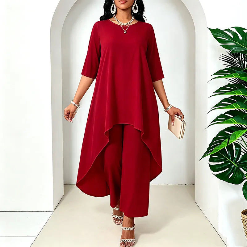 Laurivelle - Vestido largo de tallas grandes con tacto suave