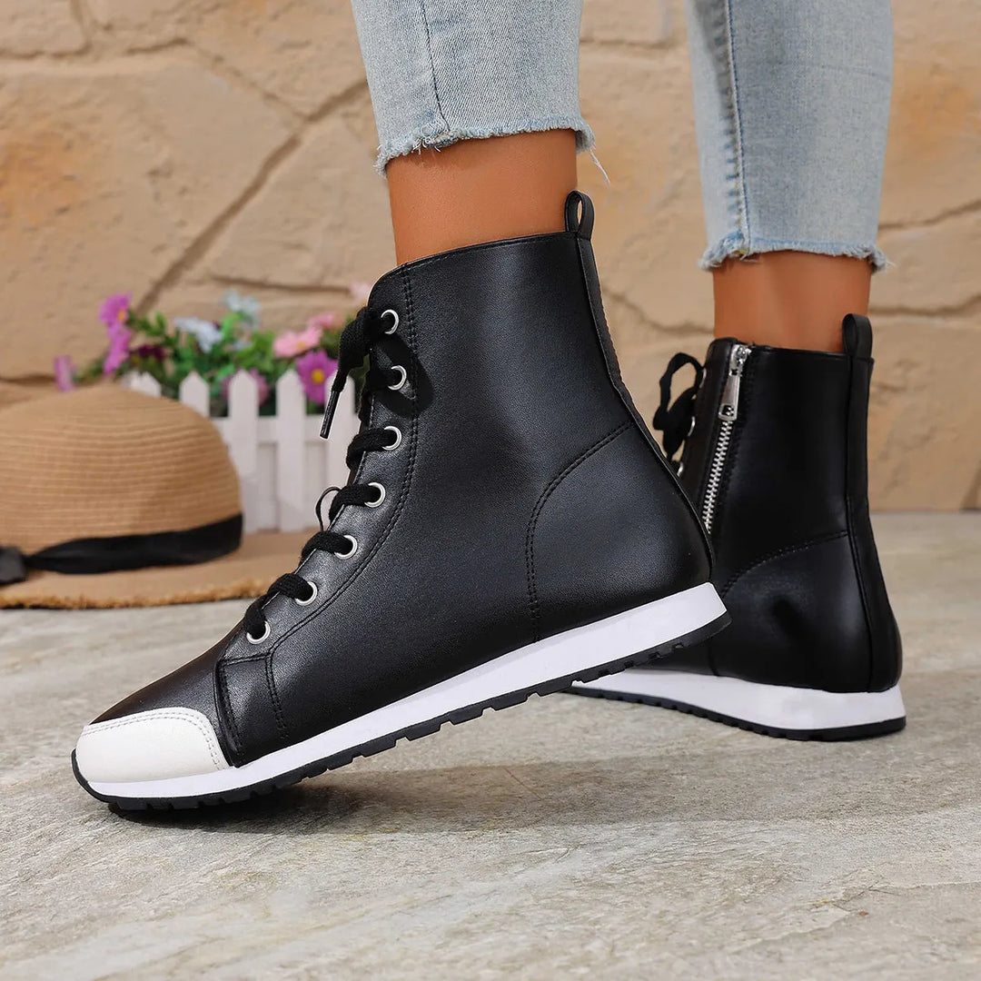 Deloriane - Botines de cordones casuales