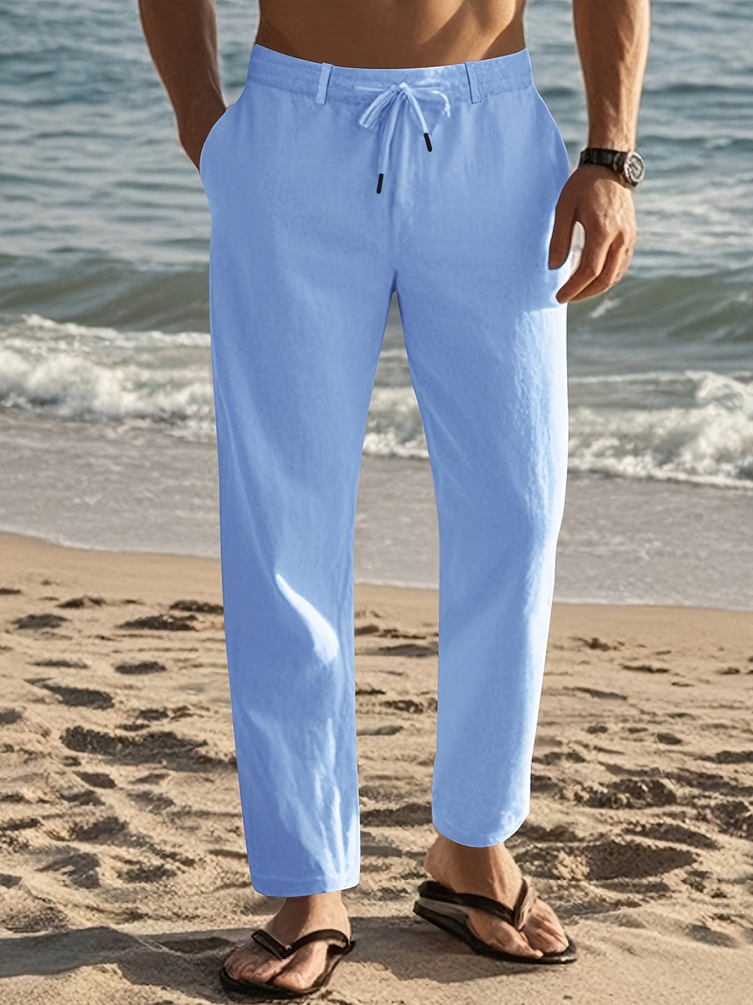 Wilfred - Pantalón de lino de corte relajado
