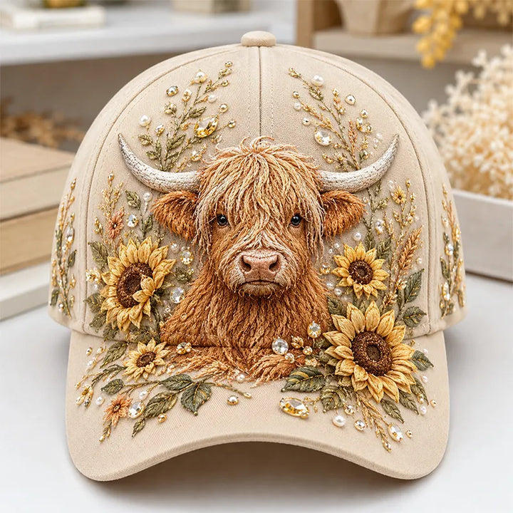 Arlena - Gorra con motivo de caballo floral