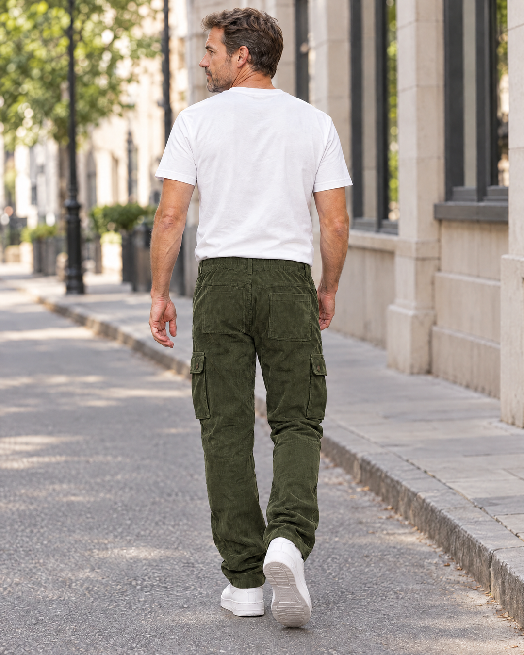 Milo - Pantalones cargo de pana