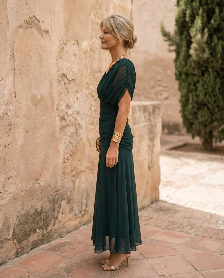 Samantha - Vestido elegante con drapeado