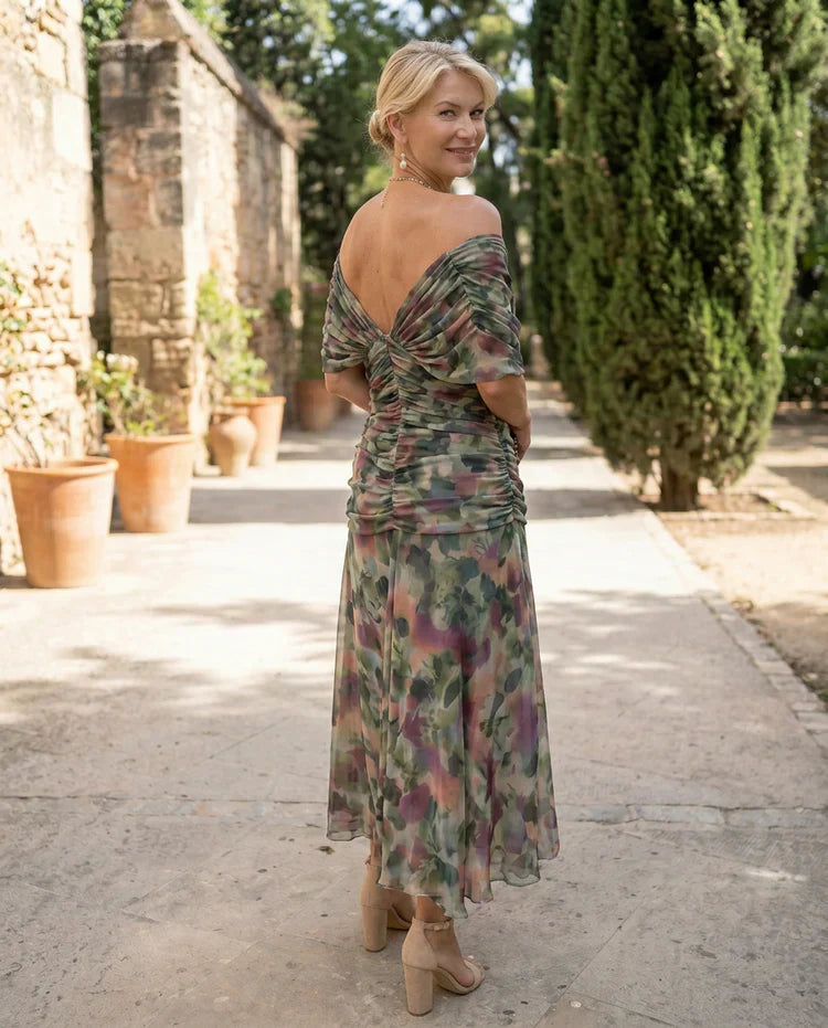 Samantha - Vestido elegante con drapeado