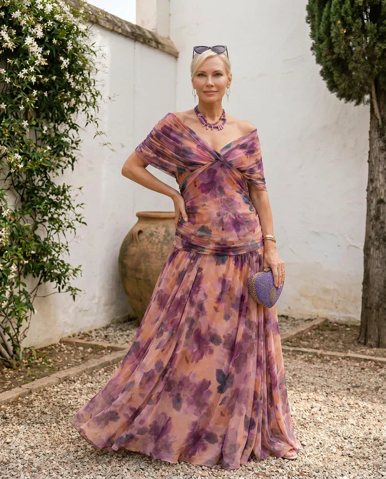 Samantha - Vestido elegante con drapeado