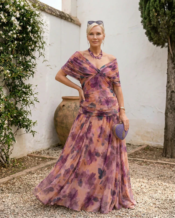 Samantha - Vestido elegante con drapeado
