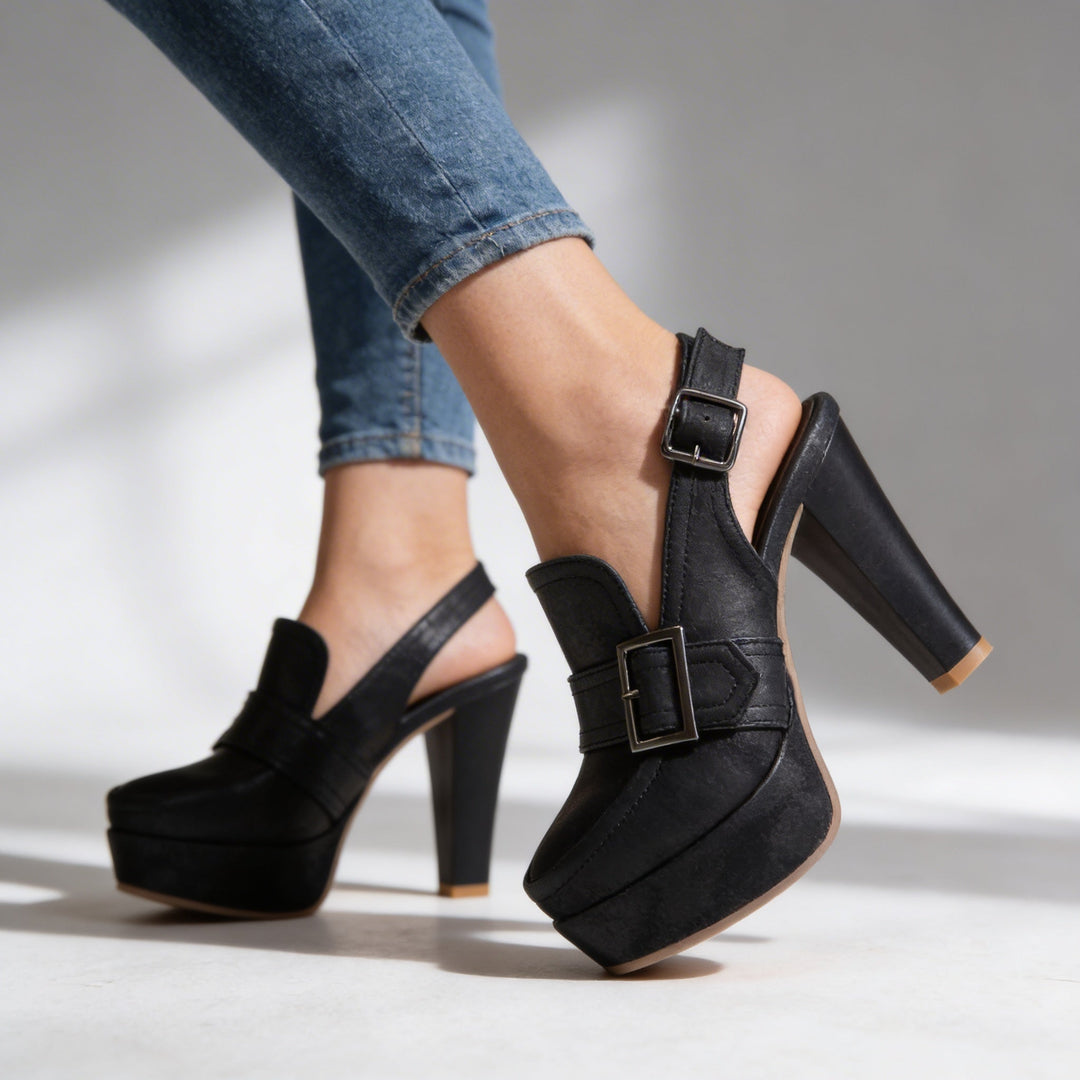 Aderynne - Tacones con plataforma acolchados