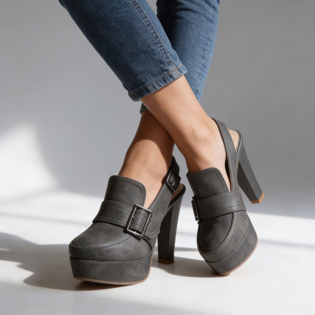 Aderynne - Tacones con plataforma acolchados