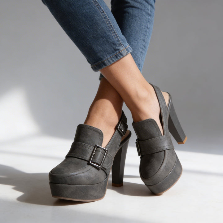 Aderynne - Tacones con plataforma acolchados