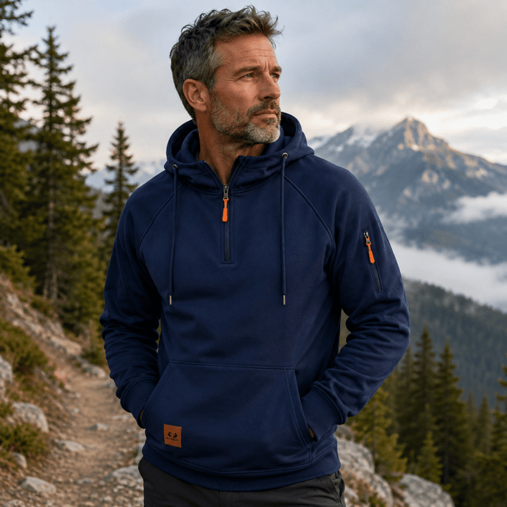 Sterling - Sudadera de media cremallera y tacto suave