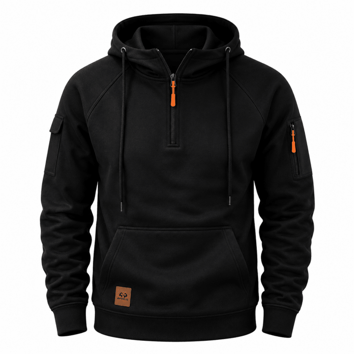 Sterling - Sudadera de media cremallera y tacto suave