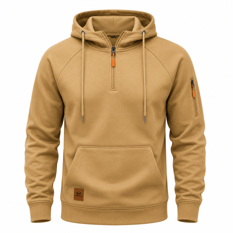 Sterling - Sudadera de media cremallera y tacto suave
