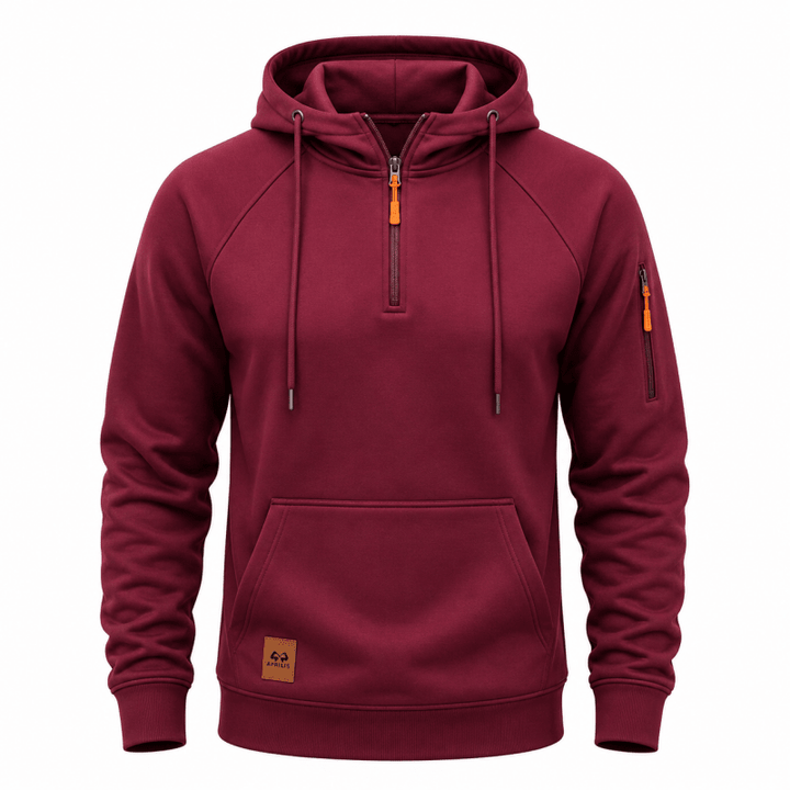 Sterling - Sudadera de media cremallera y tacto suave