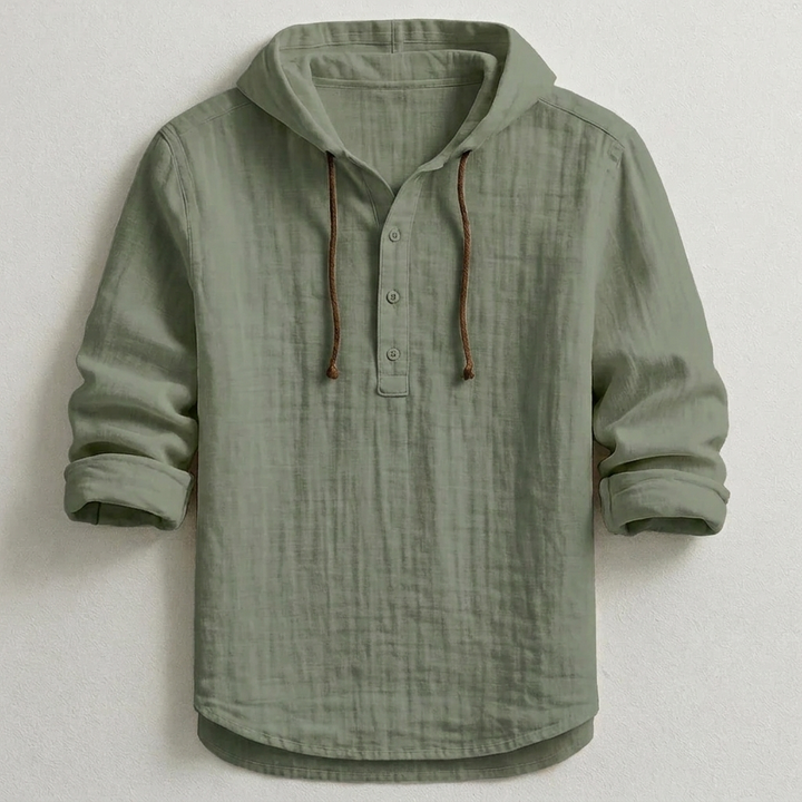 Daelor - Camisa con capucha de tacto suave