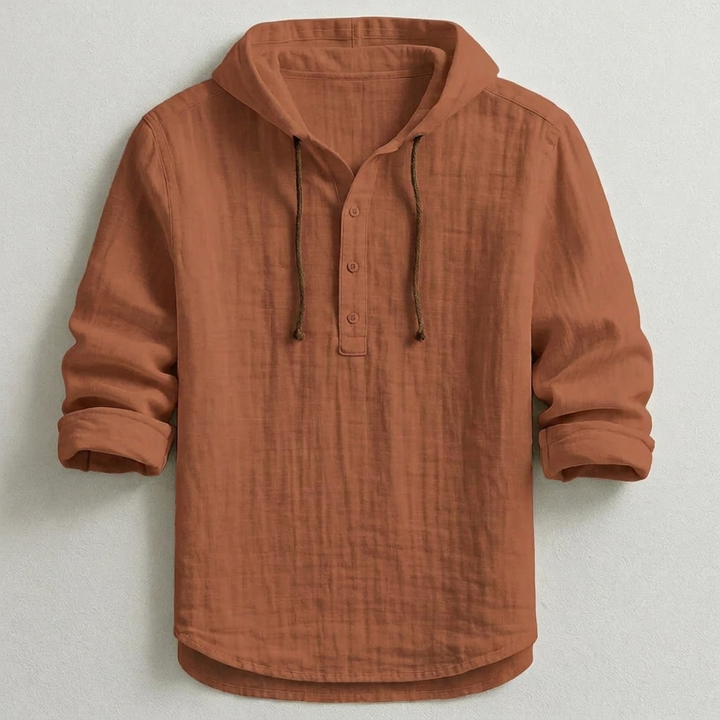 Daelor - Camisa con capucha de tacto suave