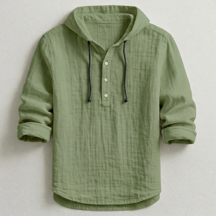 Daelor - Camisa con capucha de tacto suave