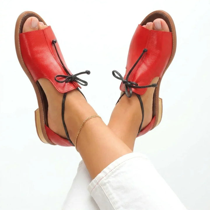 Oriessia - Sandalias con cordones premium