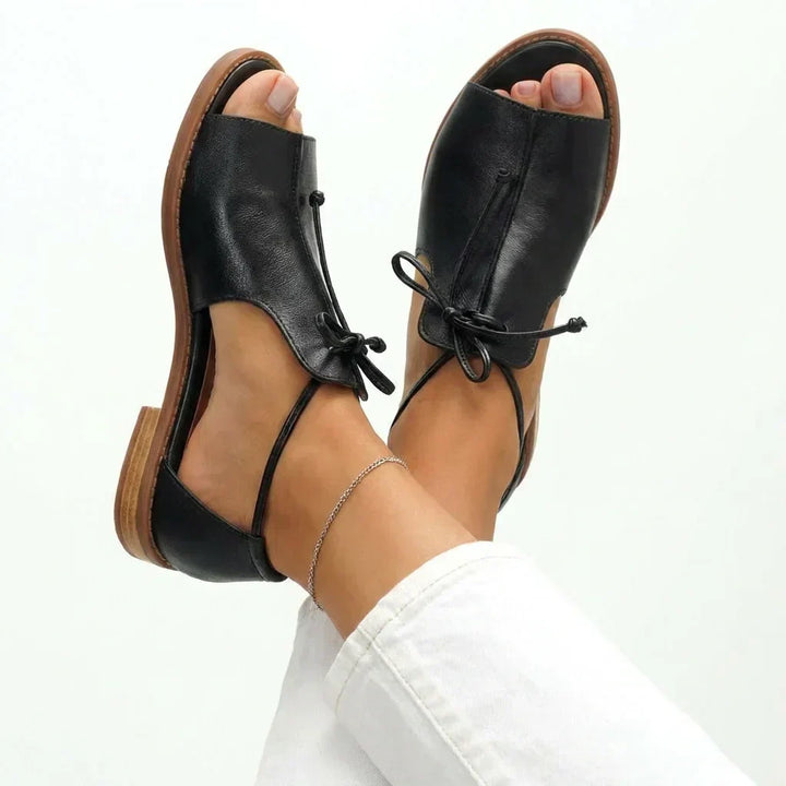 Oriessia - Sandalias con cordones premium
