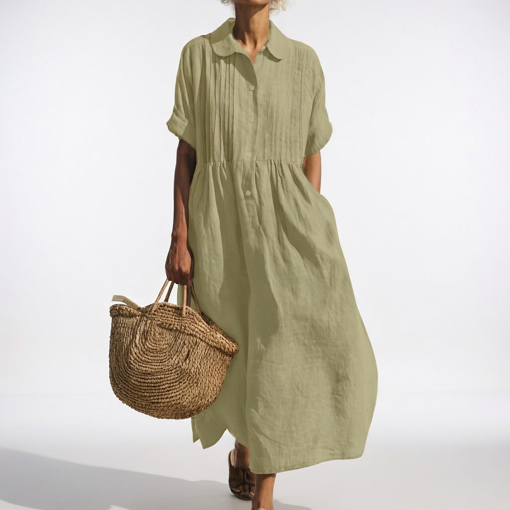 Morwenna - Vestido camisero ligero