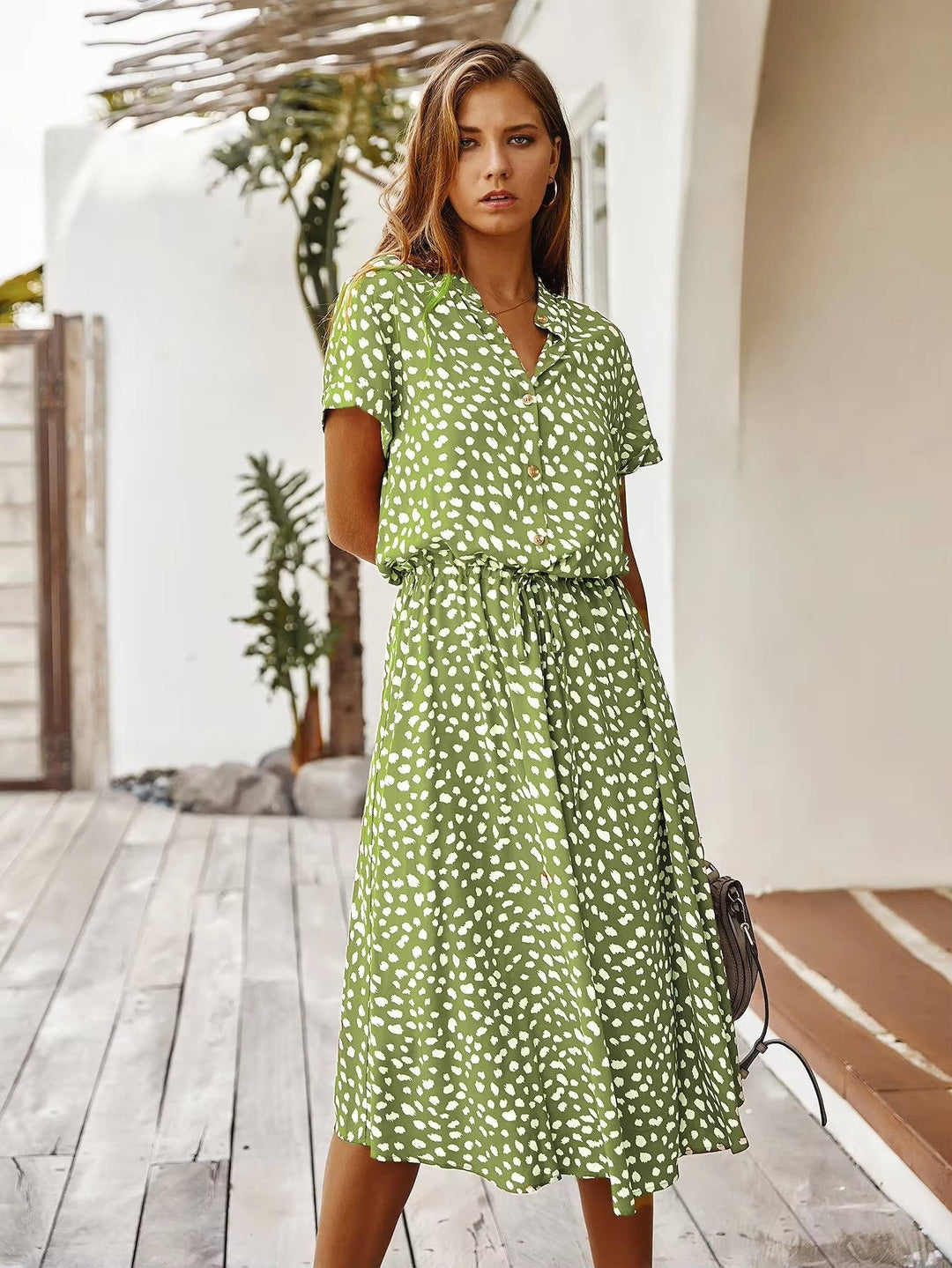 Linnet - Vestido midi con cintura ajustable