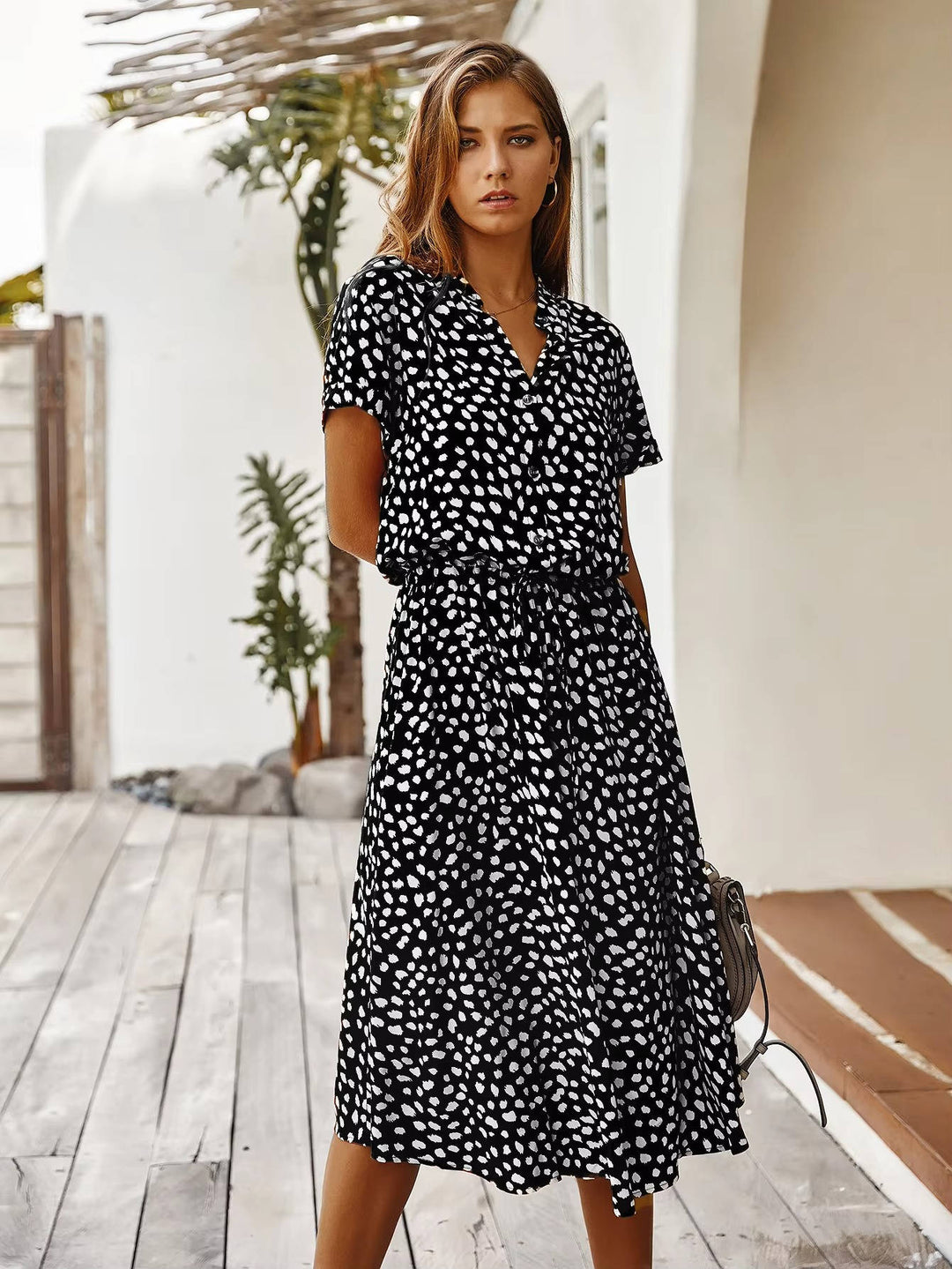 Linnet - Vestido midi con cintura ajustable
