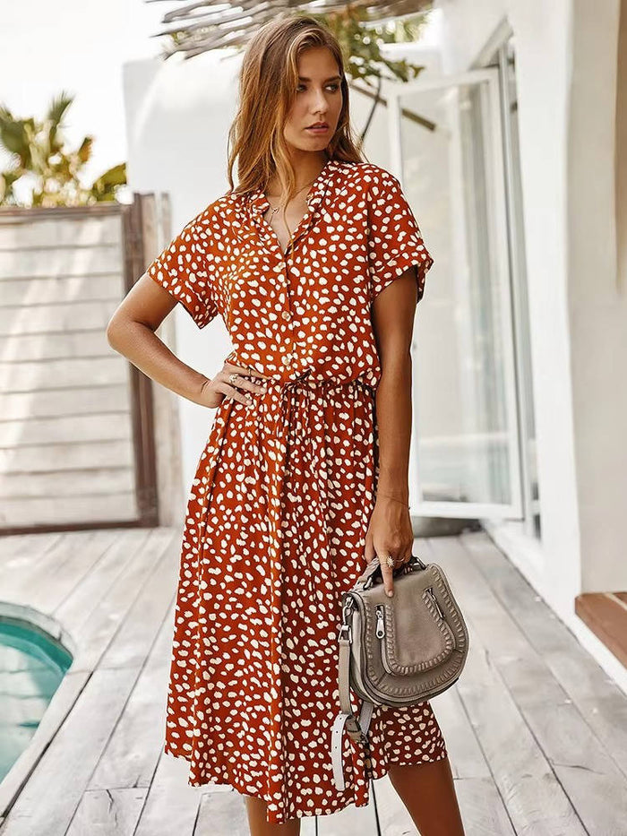 Linnet - Vestido midi con cintura ajustable