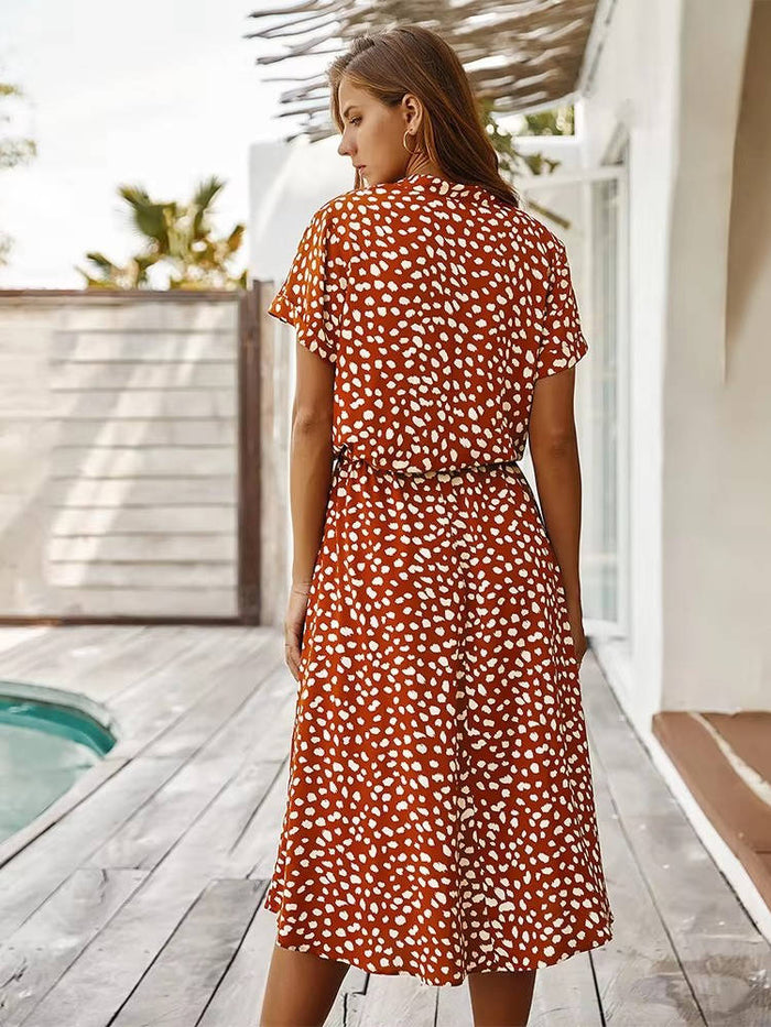 Linnet - Vestido midi con cintura ajustable