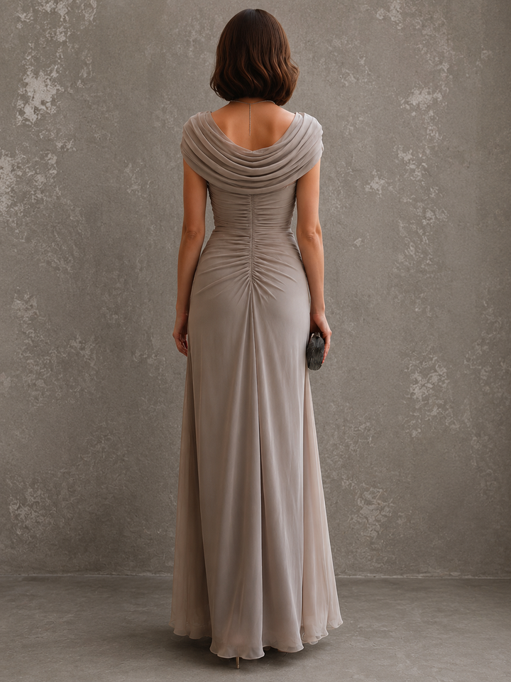 Zorabelle - Vestido maxi drapeado