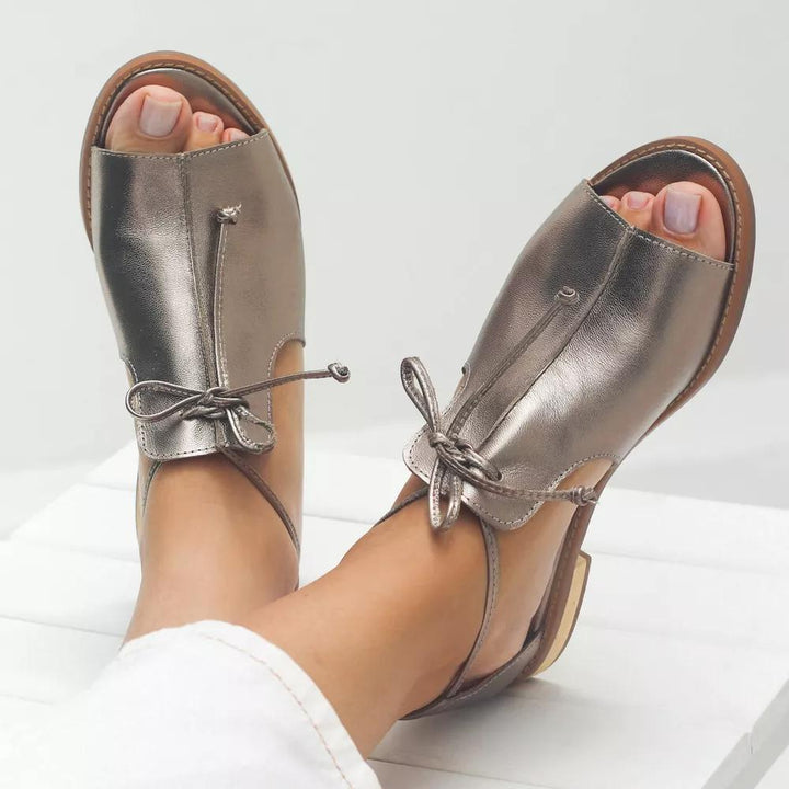 Oriessia - Sandalias con cordones premium