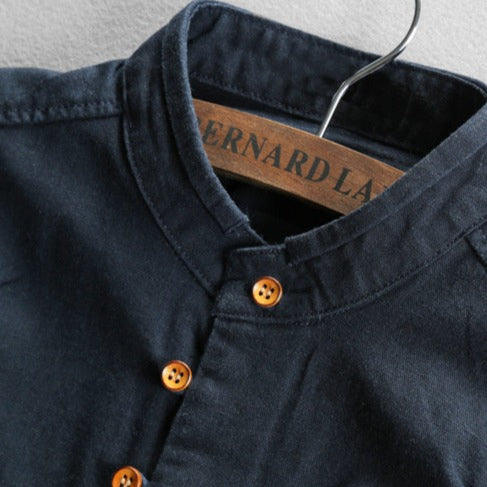 Berkley - Camisa de mezcla de lino de calidad superior