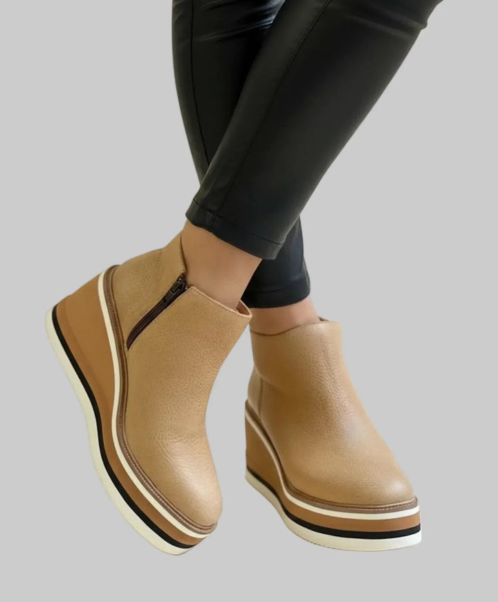 Fayloria - Botines de cuña cómodos
