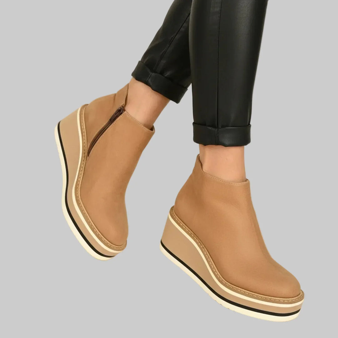 Fayloria - Botines de cuña cómodos