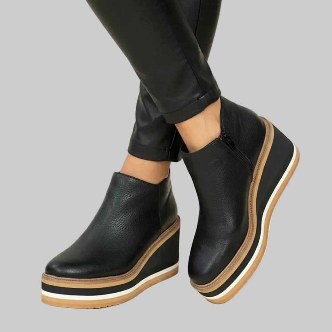 Fayloria - Botines de cuña cómodos