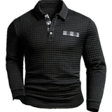 Eurig - Camisa a cuadros texturizada de manga larga
