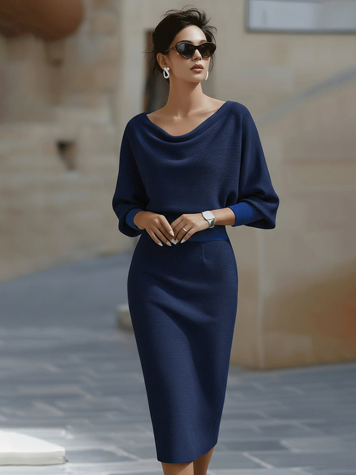 Bellisara - Vestido midi drapeado